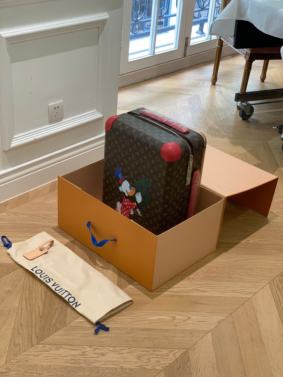 Louis Vuitton Monogram Canvas Carry-On Suitcase
