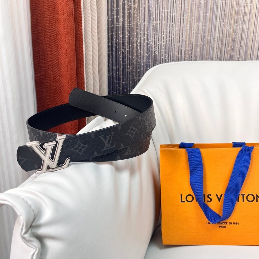 Louis Vuitton Monogram Canvas Leather Belt