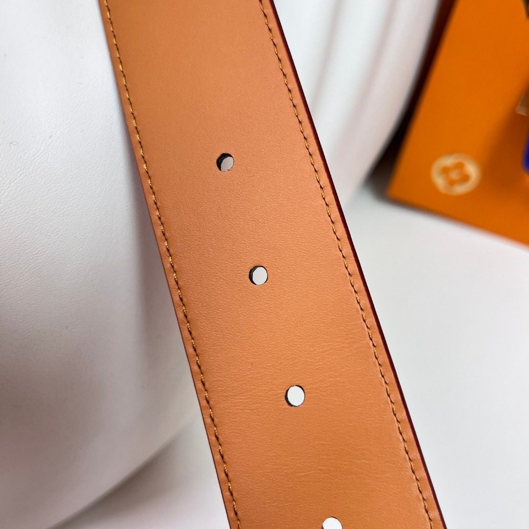 Louis Vuitton Monogram Canvas Leather Belt