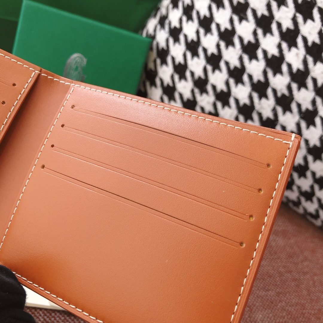 Goyard Tan Leather Card Holder