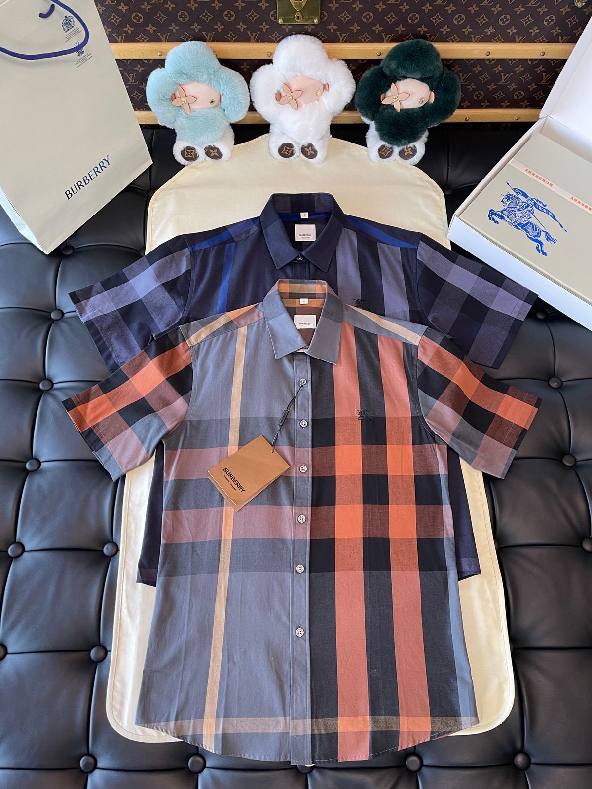 Burberry Check Cotton Button-Down Shirt