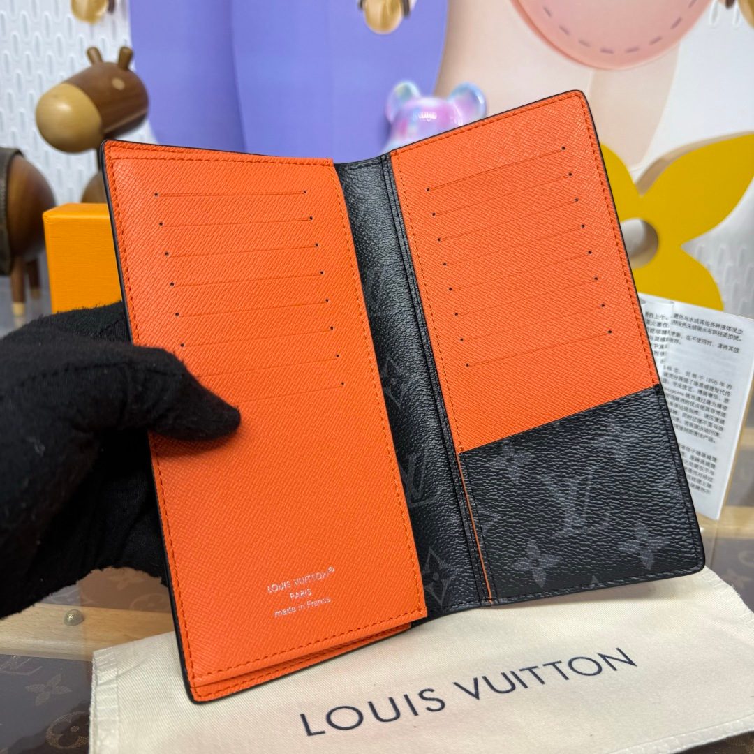 Louis Vuitton Monogram Canvas Bifold Wallet Orange