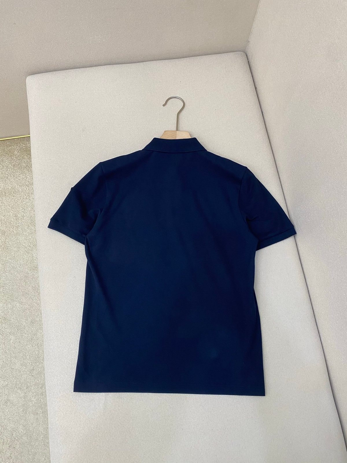 Moncler Navy Cotton Polo Shirt