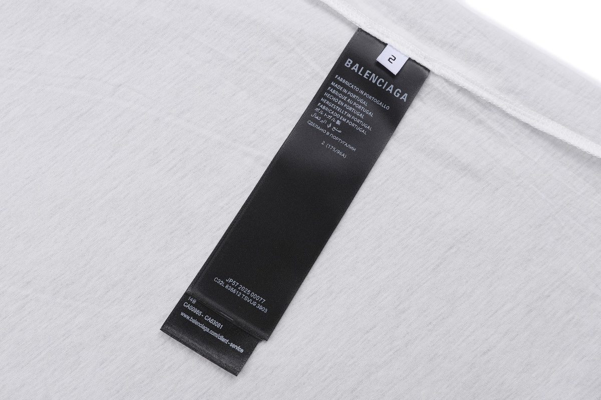 Balenciaga Double Layer Cotton T-Shirt