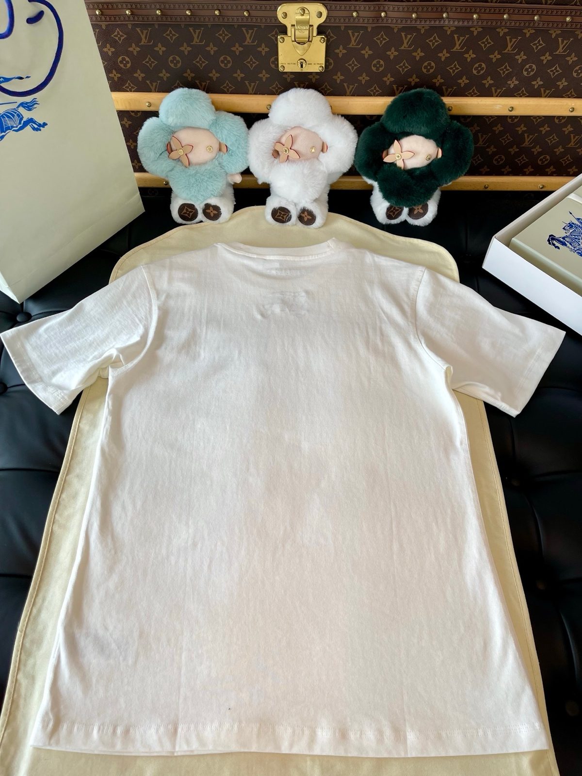 Burberry Blue Equestrian Logo T-Shirt