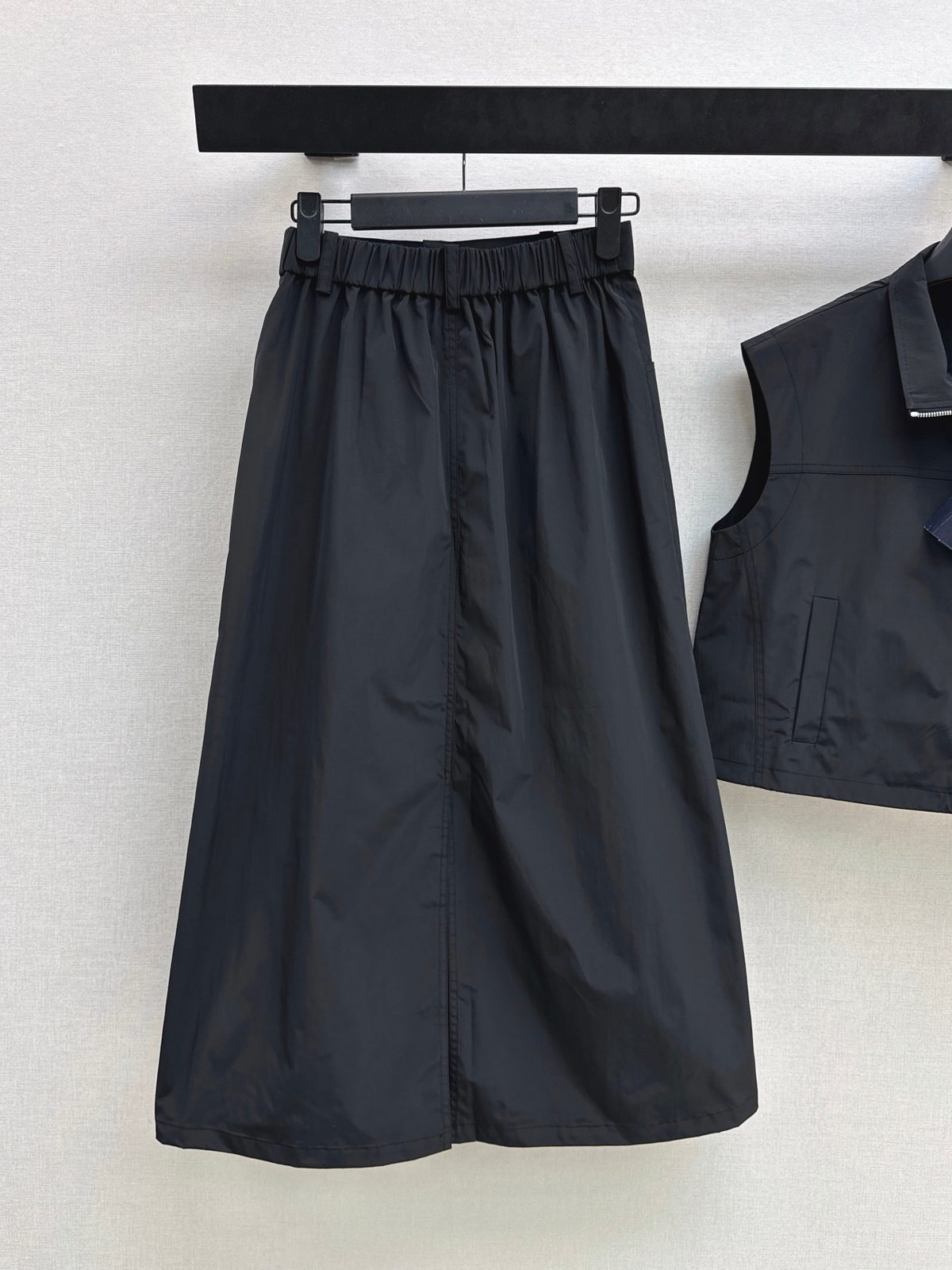 Prada Nylon Vest and Skirt Set