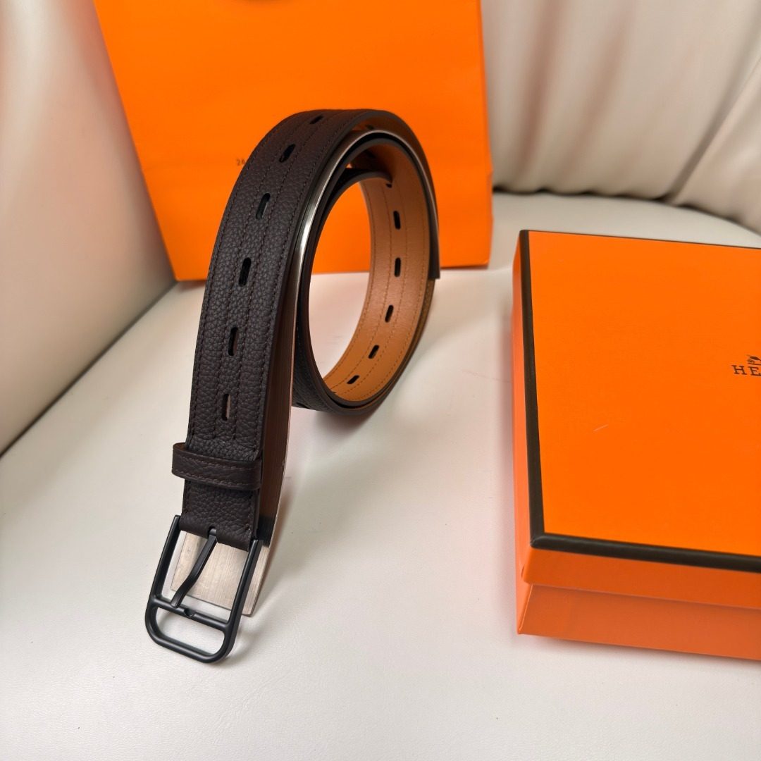 Hermès Reversible Leather Belt
