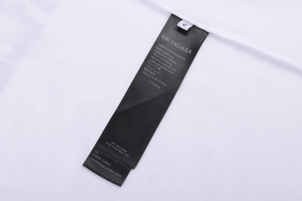 Balenciaga Logo Print Short Sleeve T-Shirt
