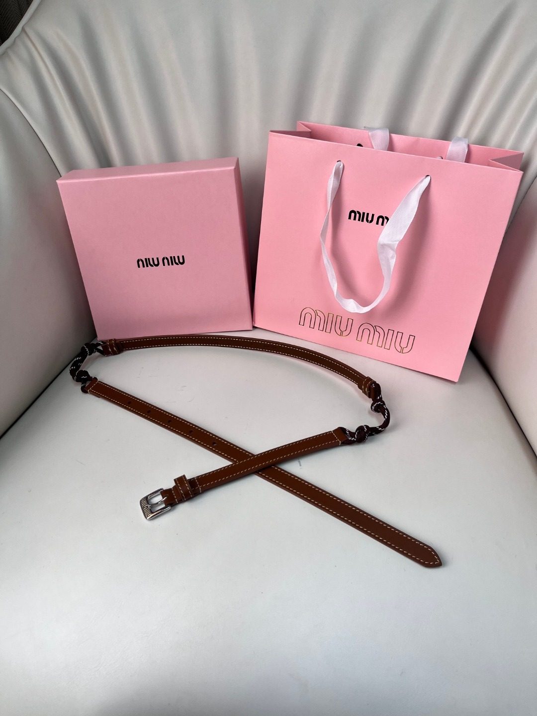 Miu Miu Leather Belt