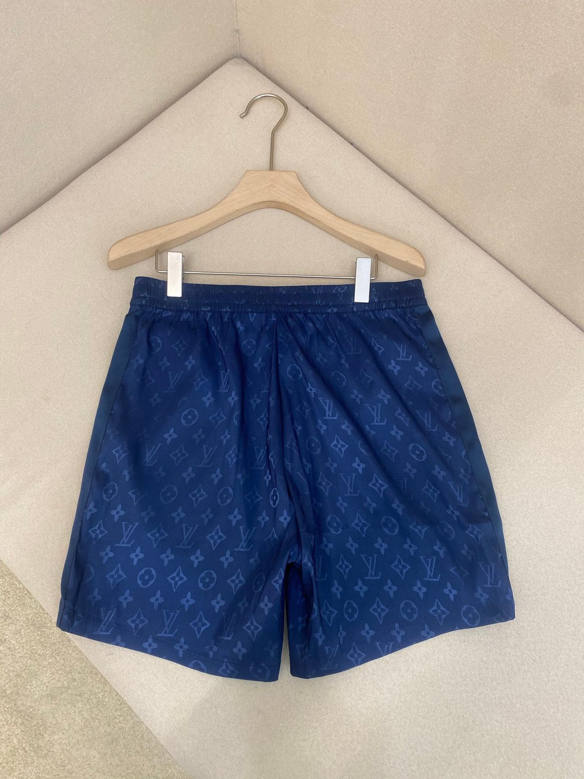 Louis Vuitton Monogram Shorts Navy