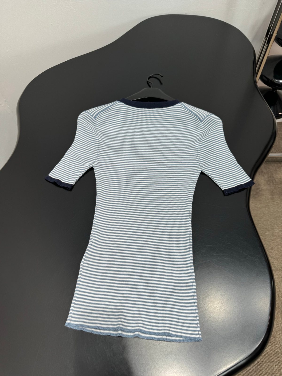 Prada Milano Striped Short Sleeve T-Shirt