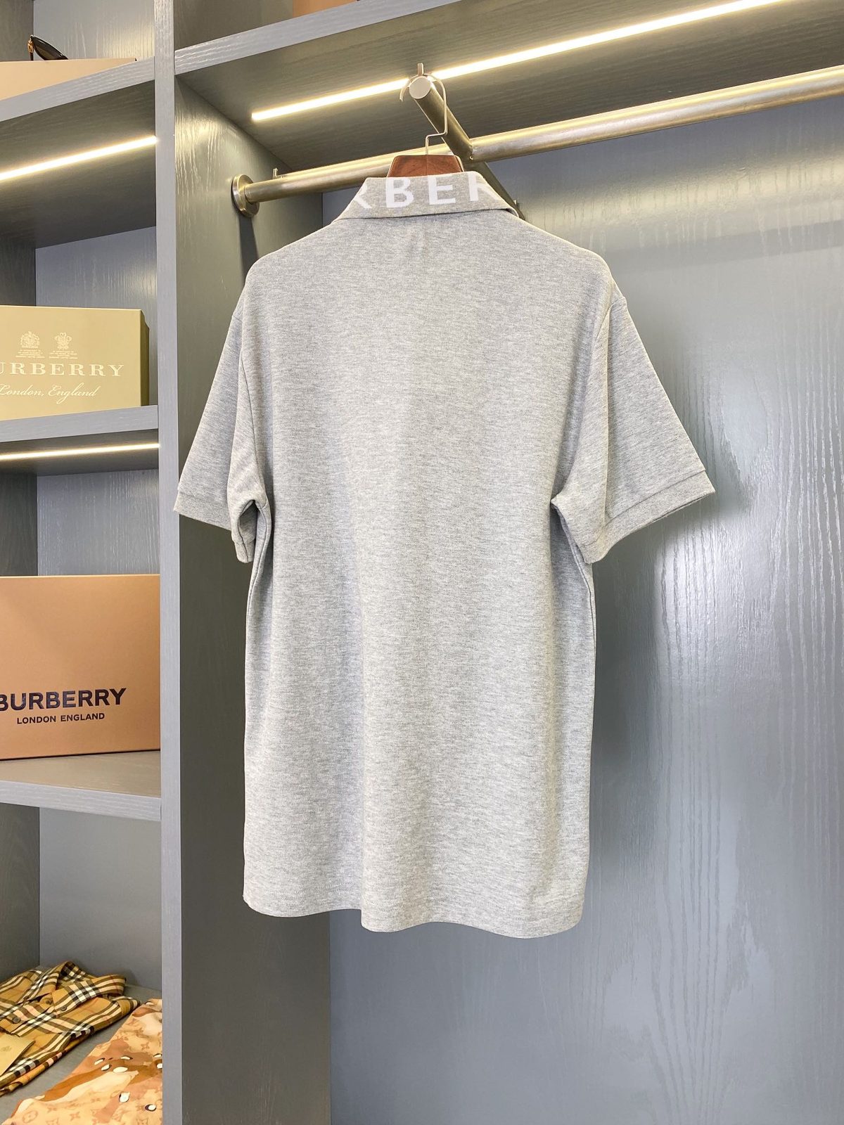 Burberry Logo Cotton Polo Shirt