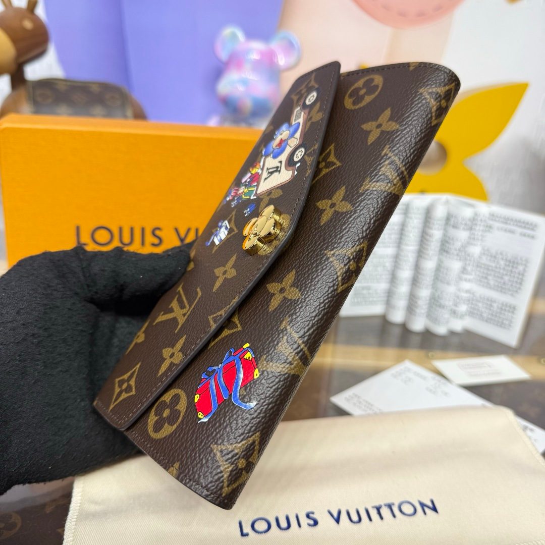 Louis Vuitton Monogram Wallet with Charms