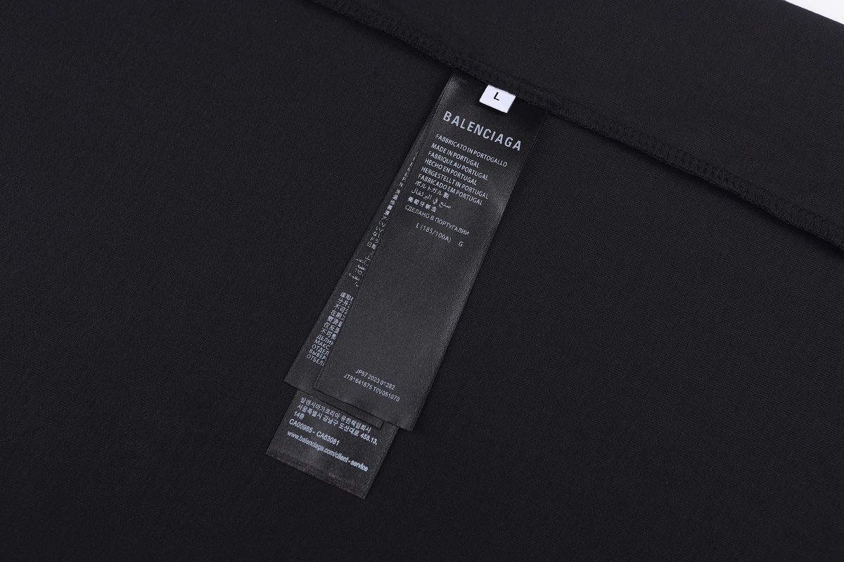 Balenciaga Logo Print Short Sleeve T-Shirt
