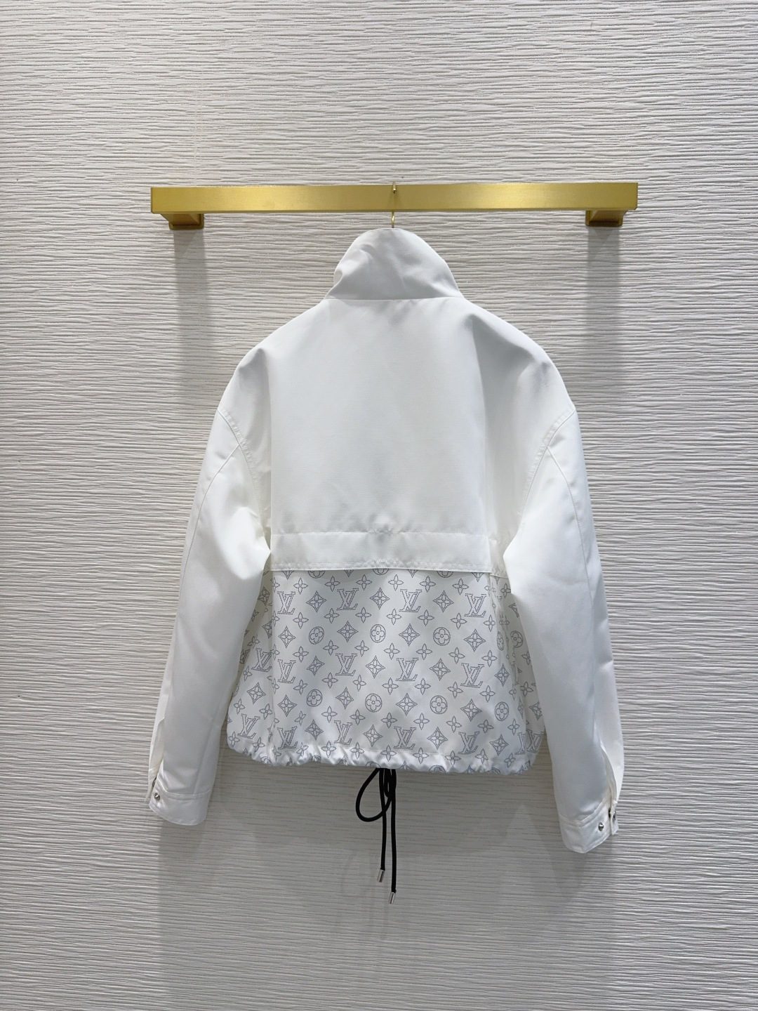 Louis Vuitton Monogram Cropped Windbreaker Jacket