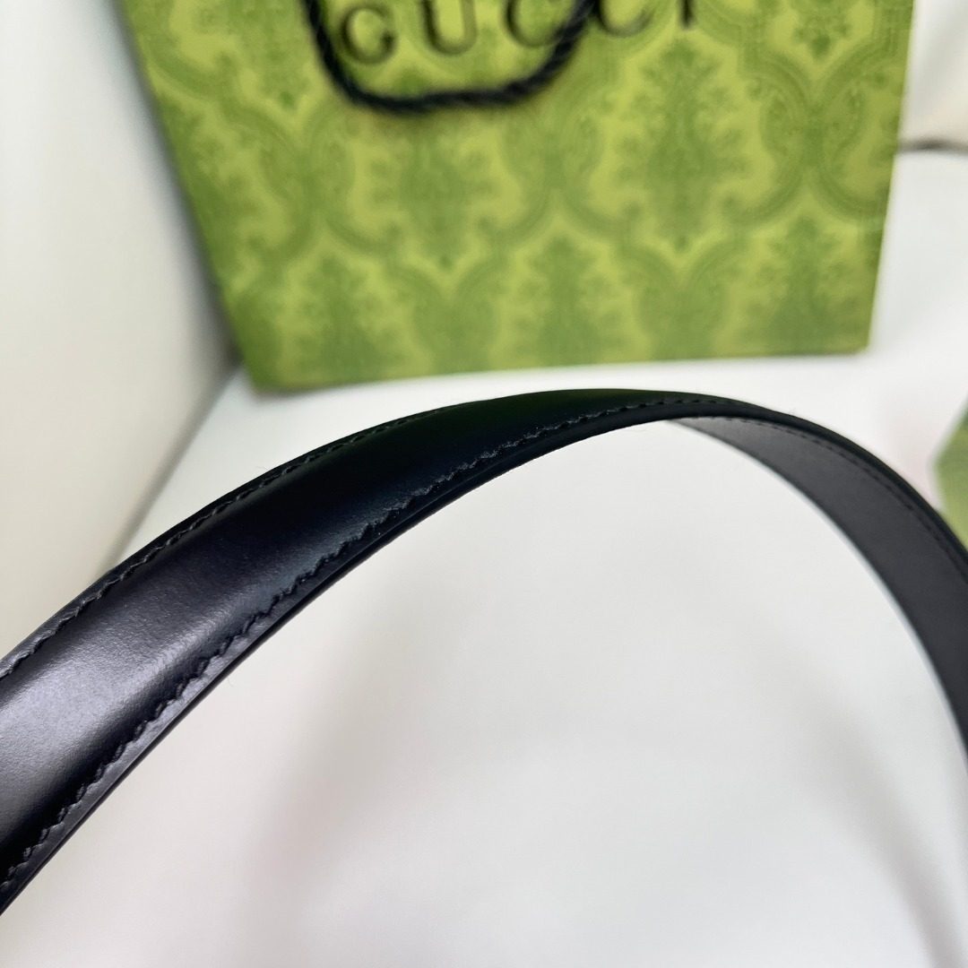 Gucci GG Marmont Leather Belt
