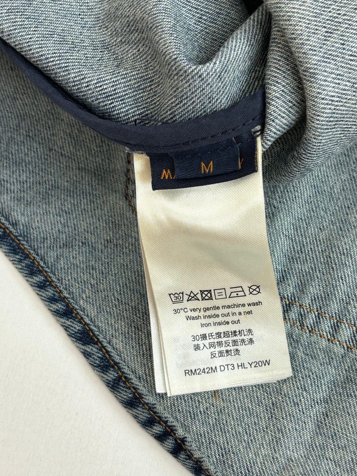 Louis Vuitton Monogram Denim Short Sleeve Shirt