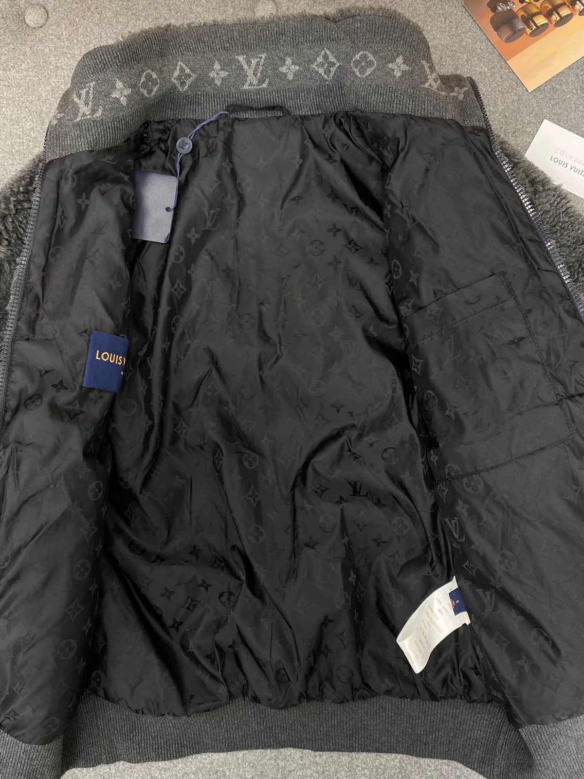 Louis Vuitton Monogram Fleece Zip Jacket