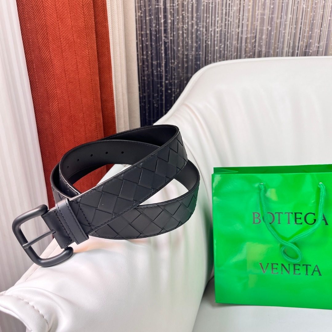 Bottega Veneta Intrecciato Leather Belt