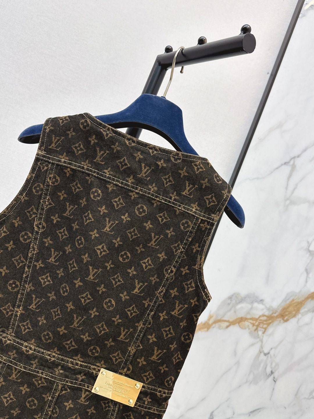 Louis Vuitton Monogram Denim Cargo Vest