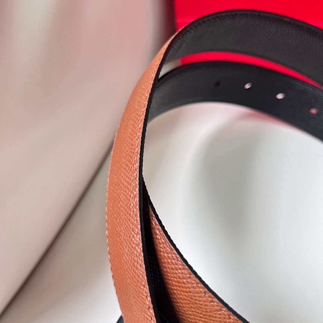 Ferragamo Gancini Reversible Leather Belt