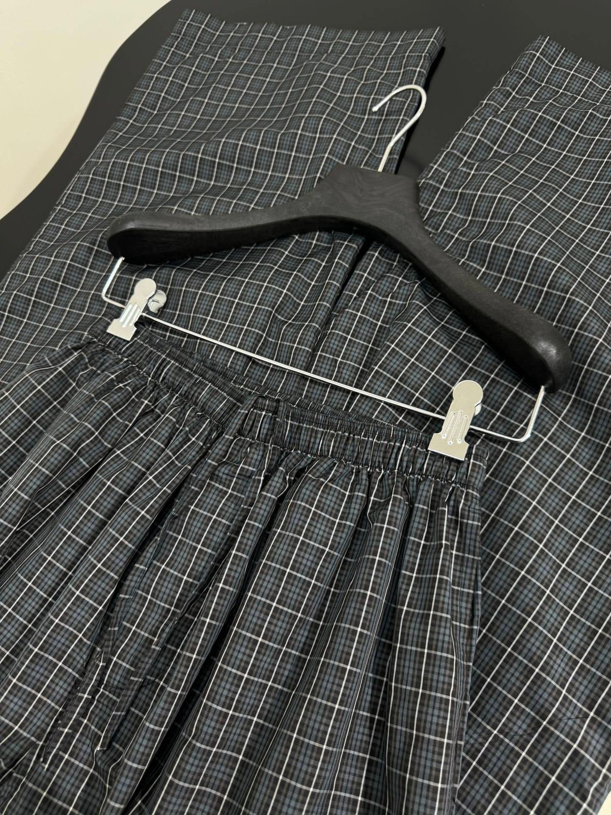 Men's Plaid Drawstring Shorts