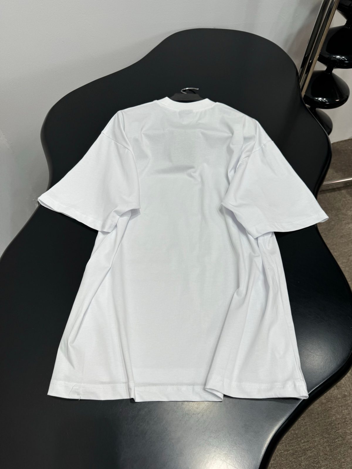 Balenciaga Floral Graphic Print T-Shirt