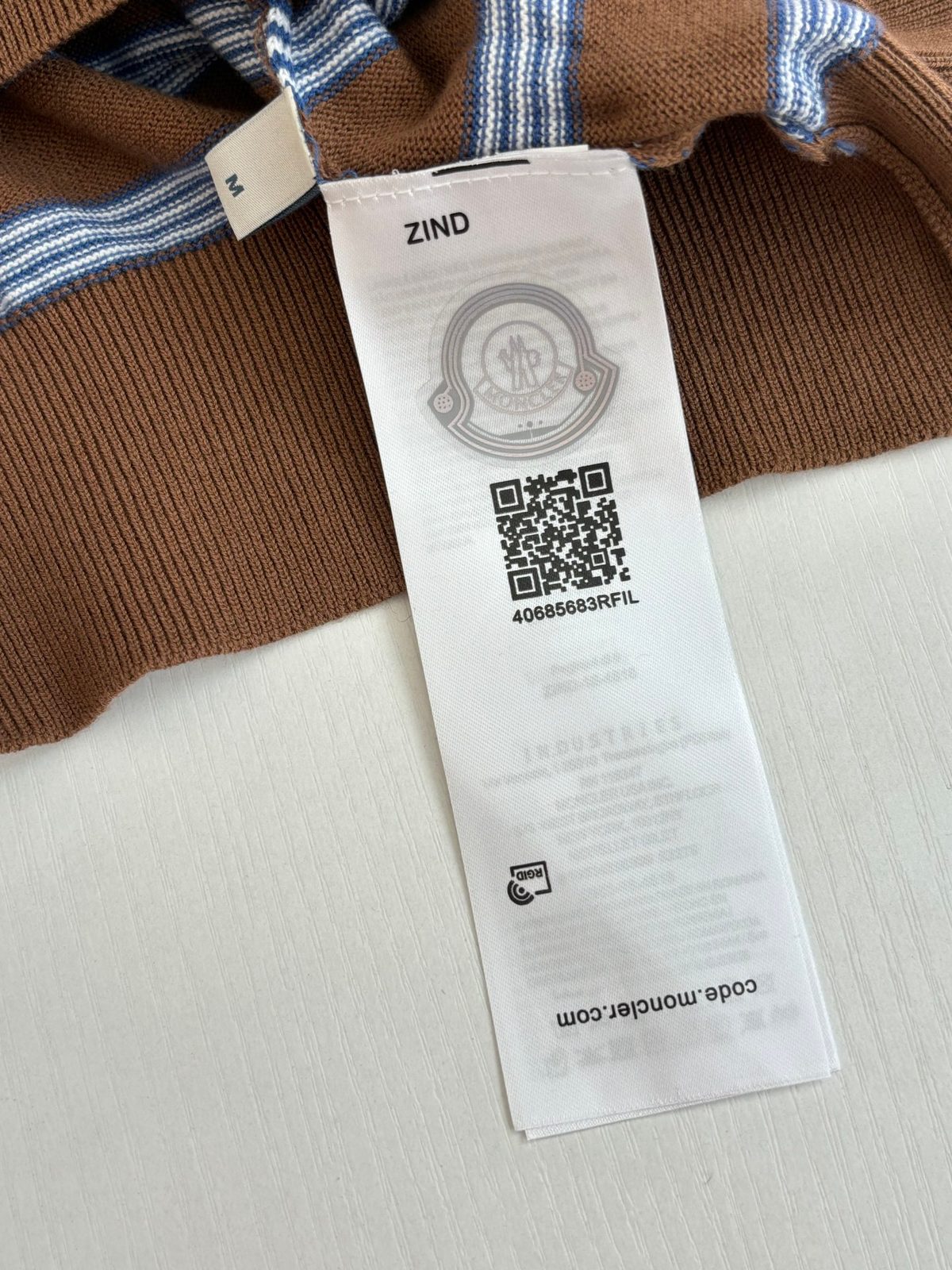 Moncler Striped Polo Shirt
