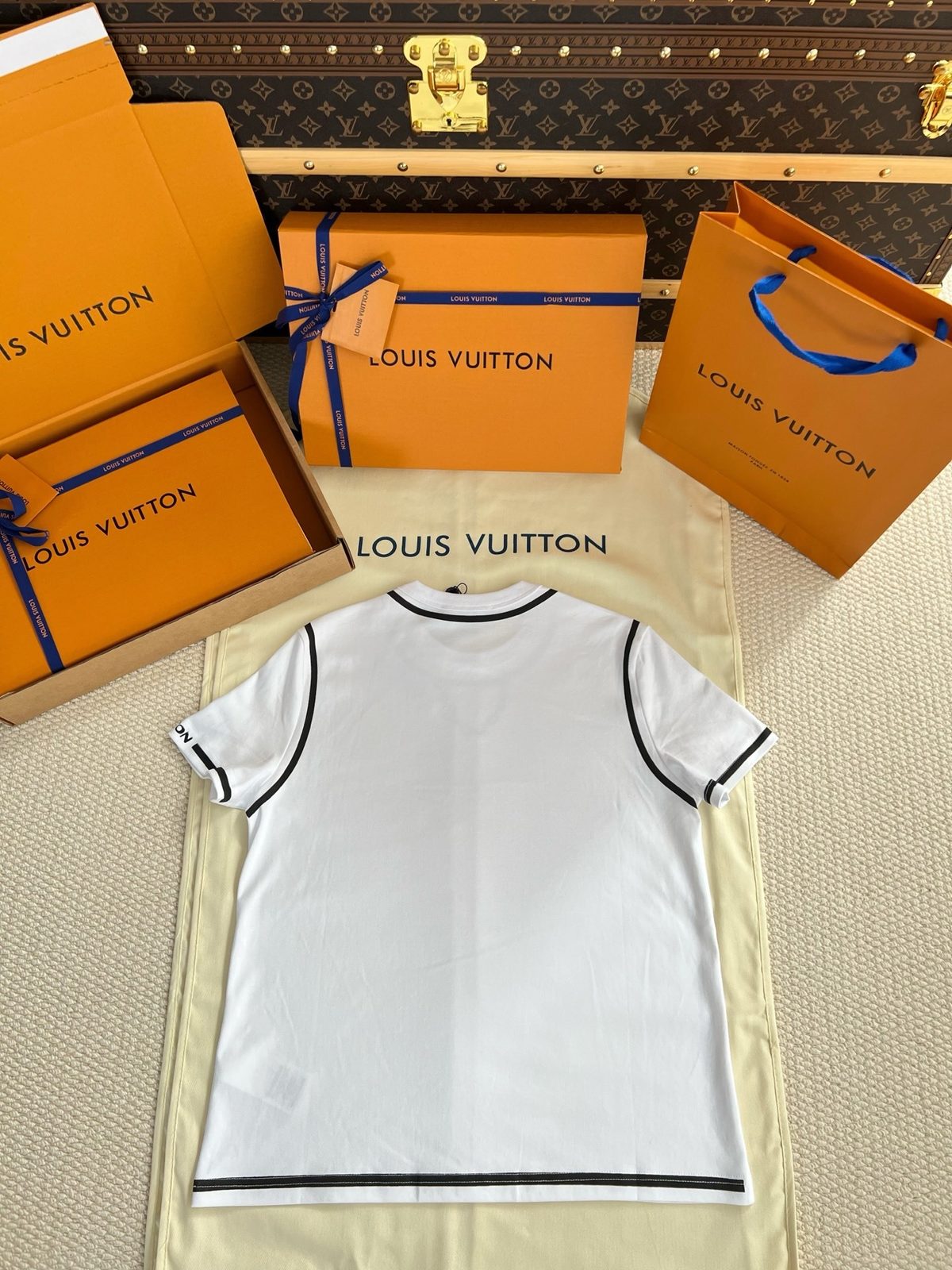 Louis Vuitton White Cotton T-Shirt