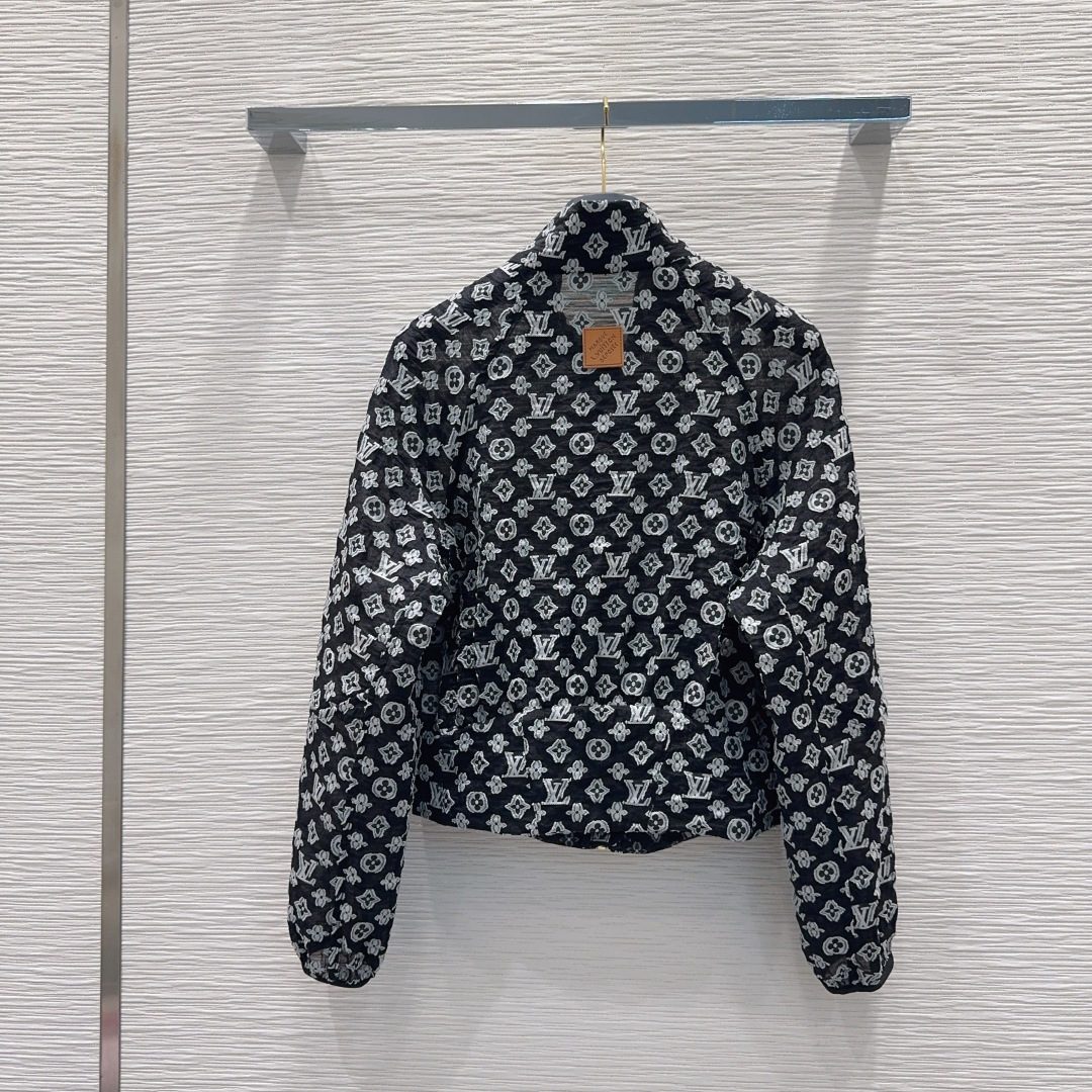 Louis Vuitton Monogram Nylon Puffer Jacket