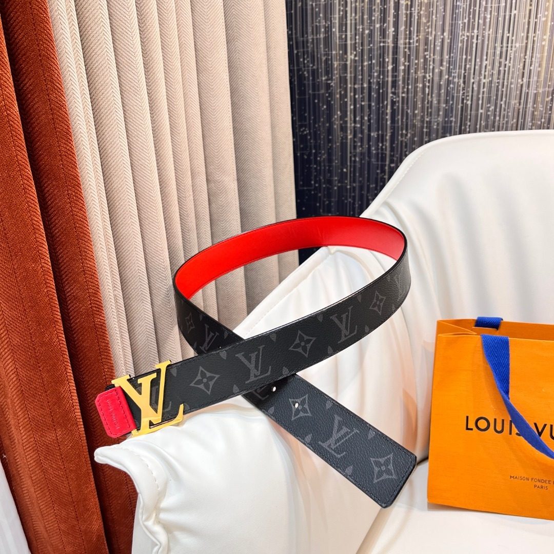 Louis Vuitton Monogram Reversible Leather Belt