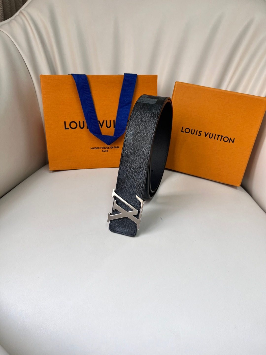 Louis Vuitton Damier Leather Belt