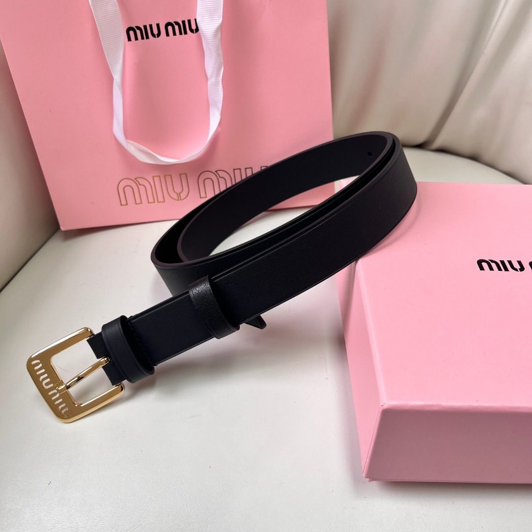 Miu Miu Leather Belt