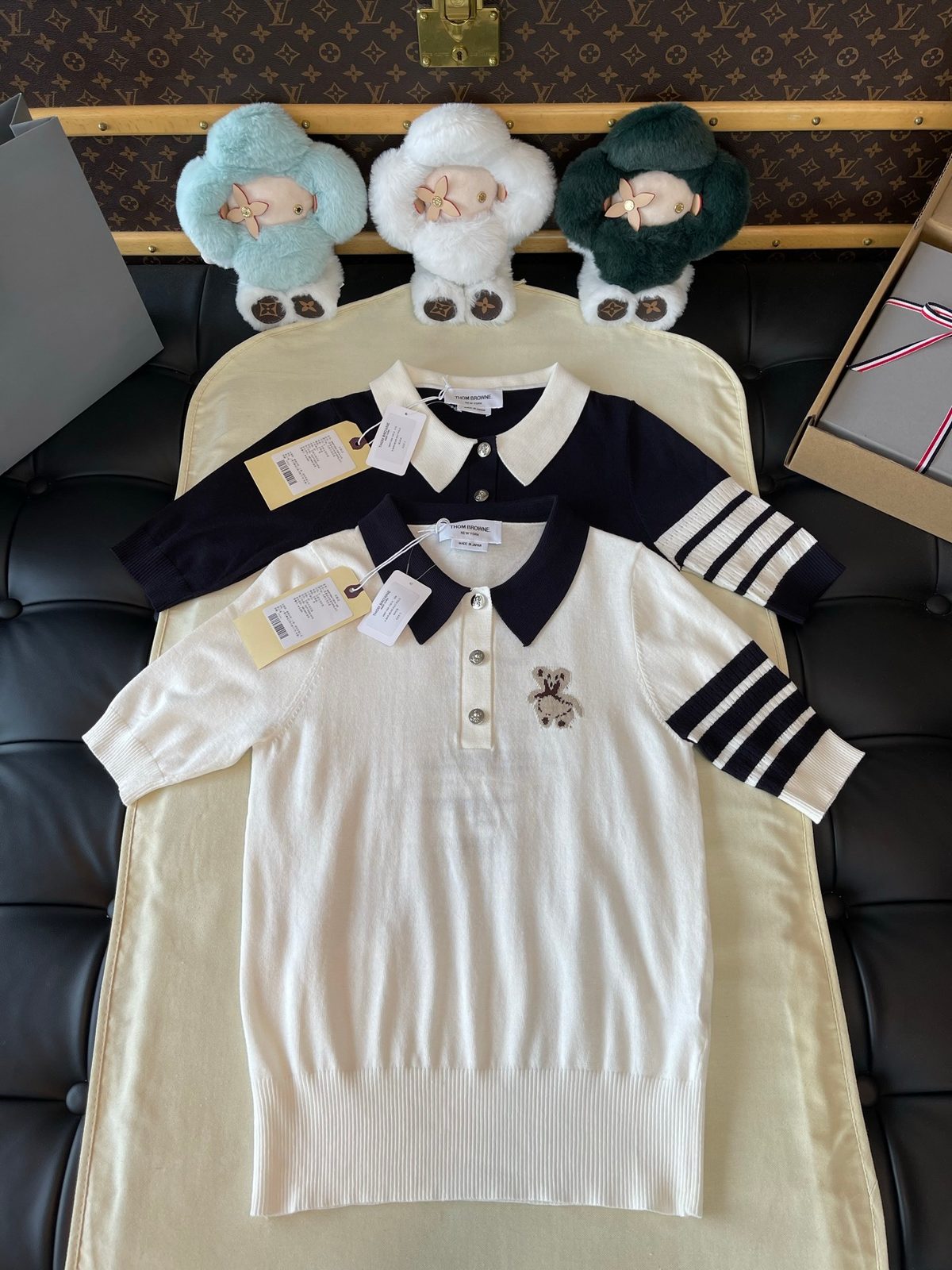 Thom Browne Striped Polo Shirt