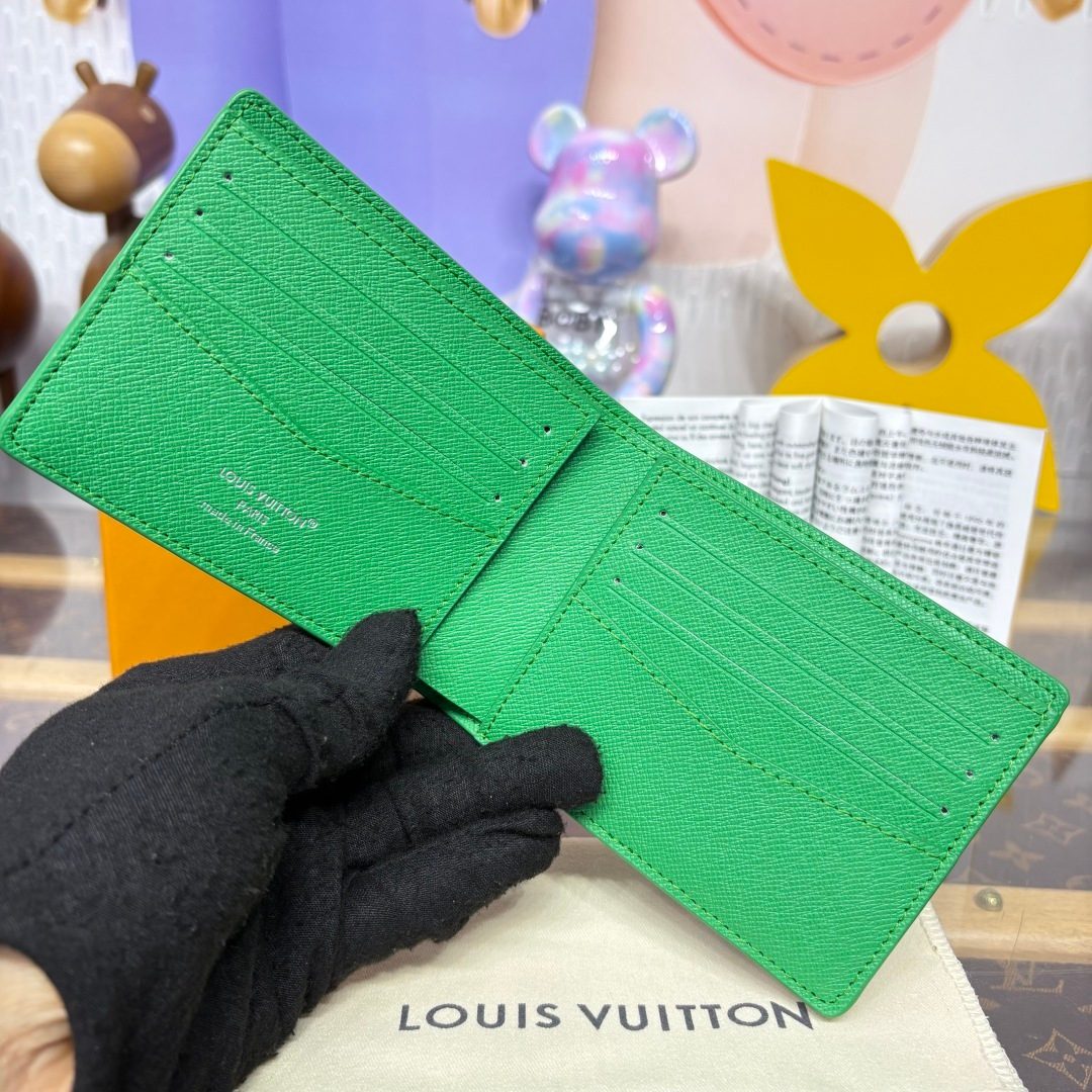 Louis Vuitton Damier Graphite Wallet Green