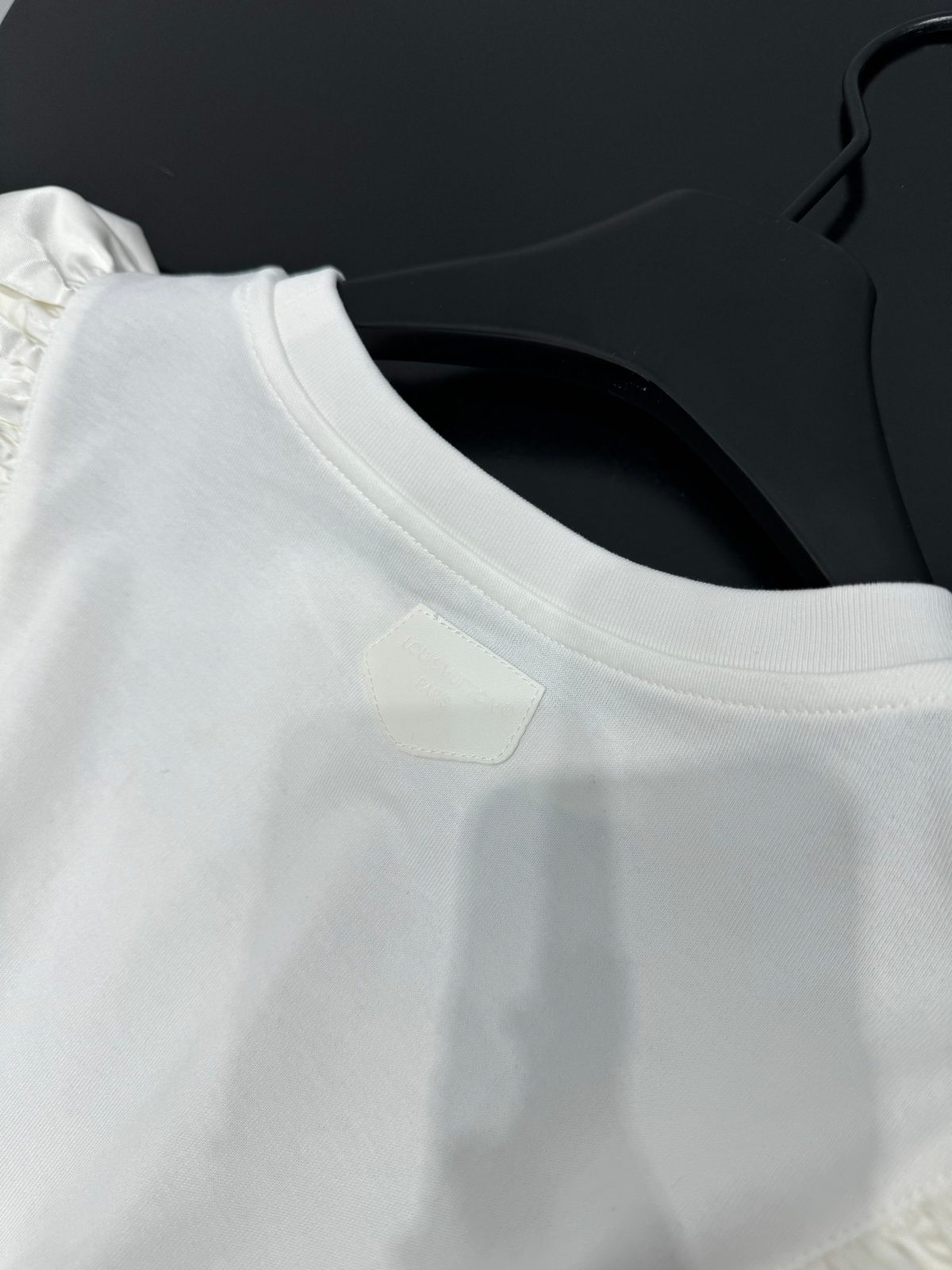 White Ruffle Short Sleeve T-Shirt