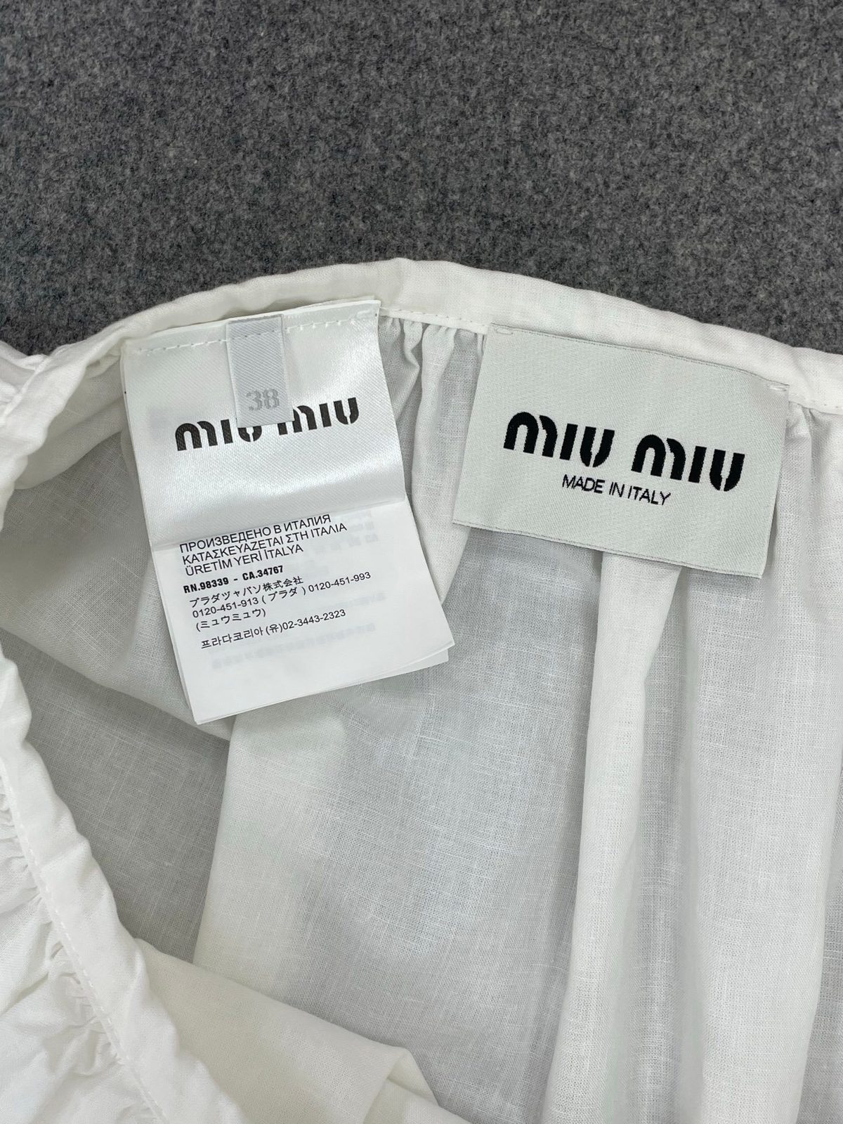 Miu Miu Colorblock T-Shirt Dress
