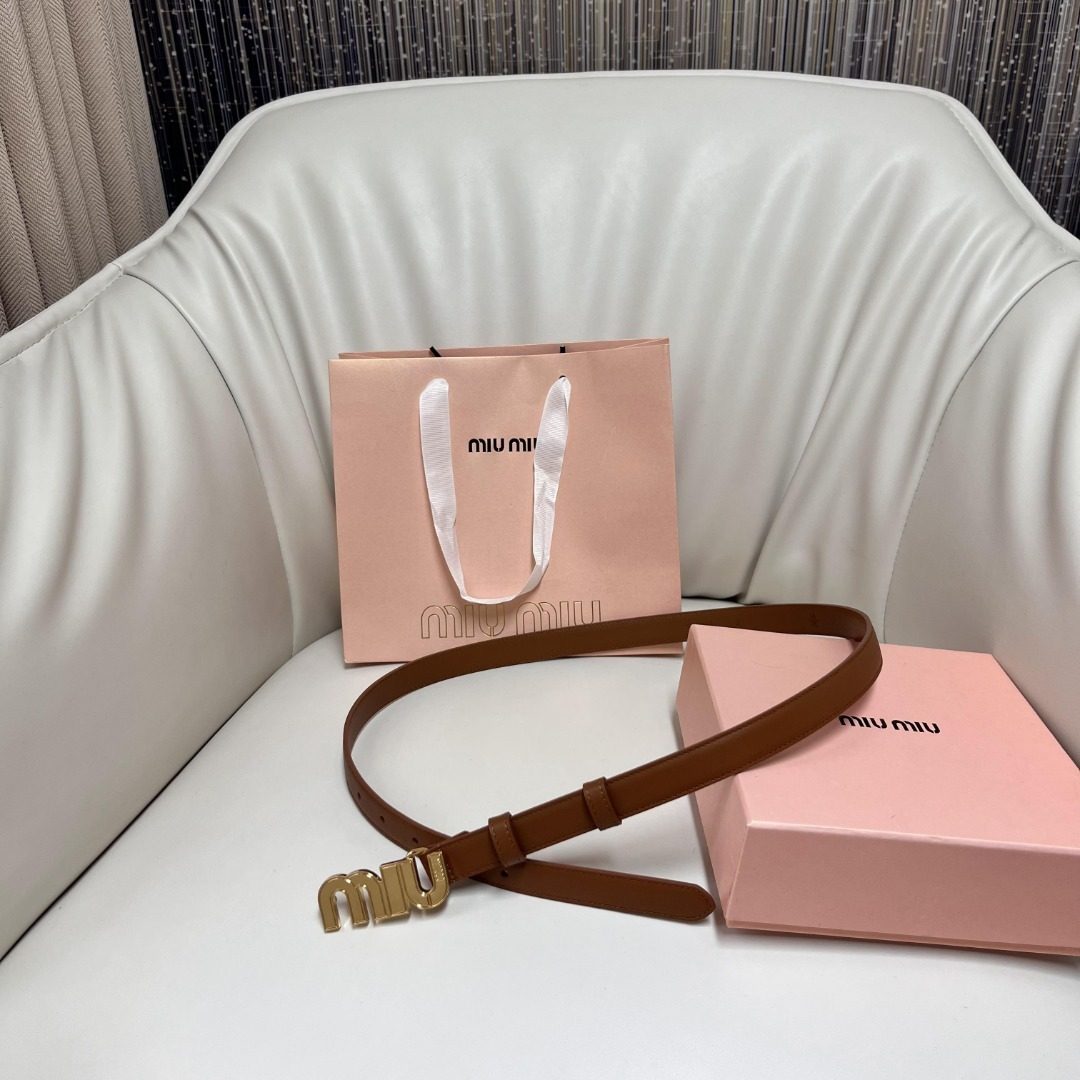 Miu Miu Leather Belt