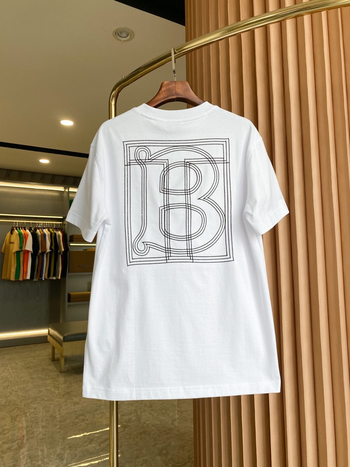 Burberry Monogram Logo T-Shirt White