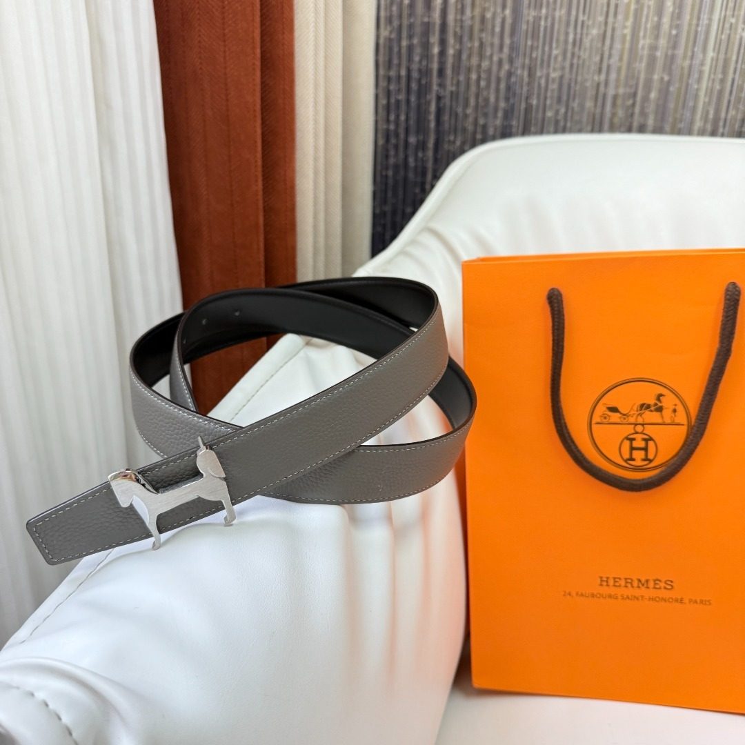 Hermès Constance Reversible Leather Belt