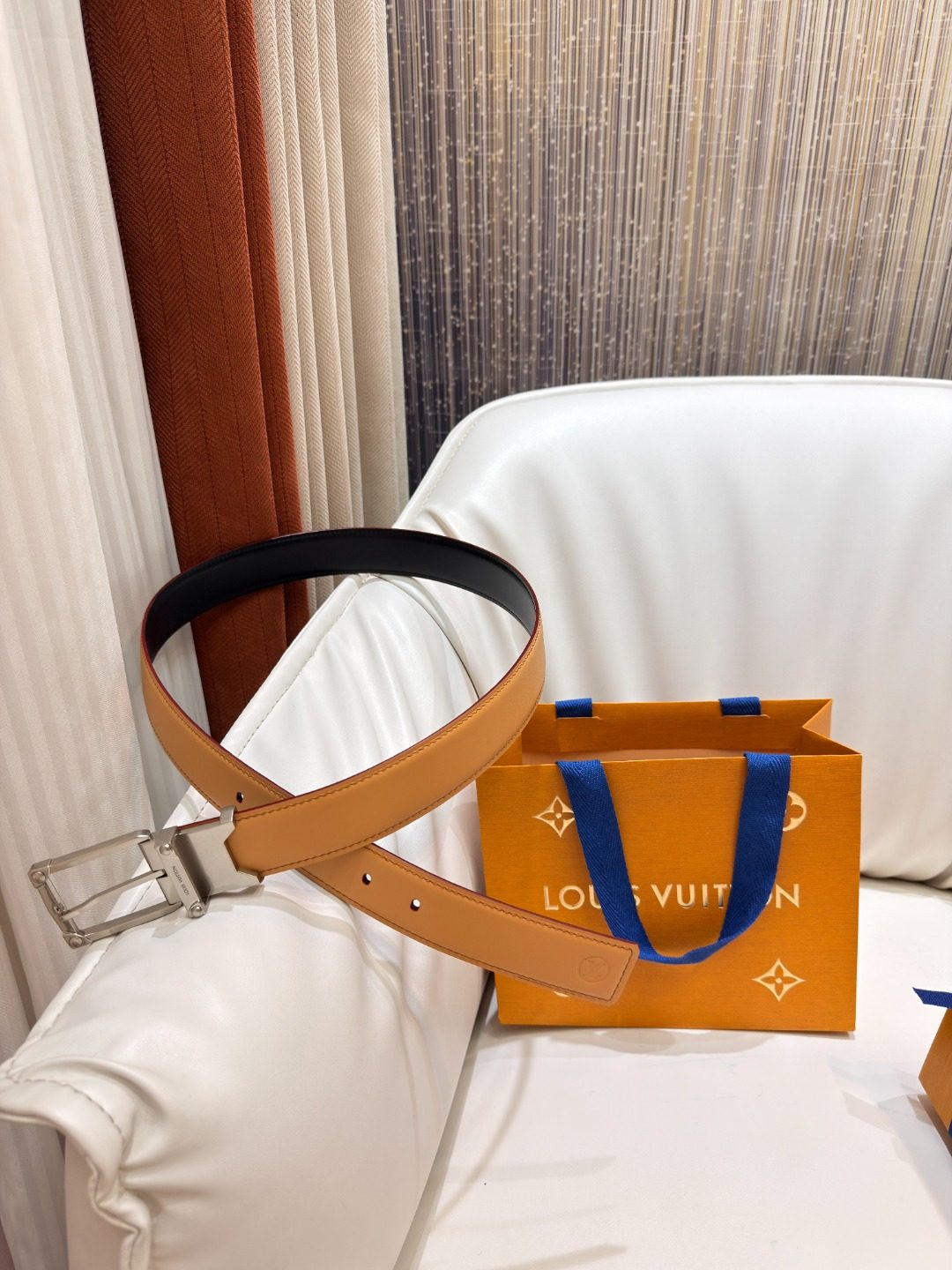 Louis Vuitton Monogram Leather Belt