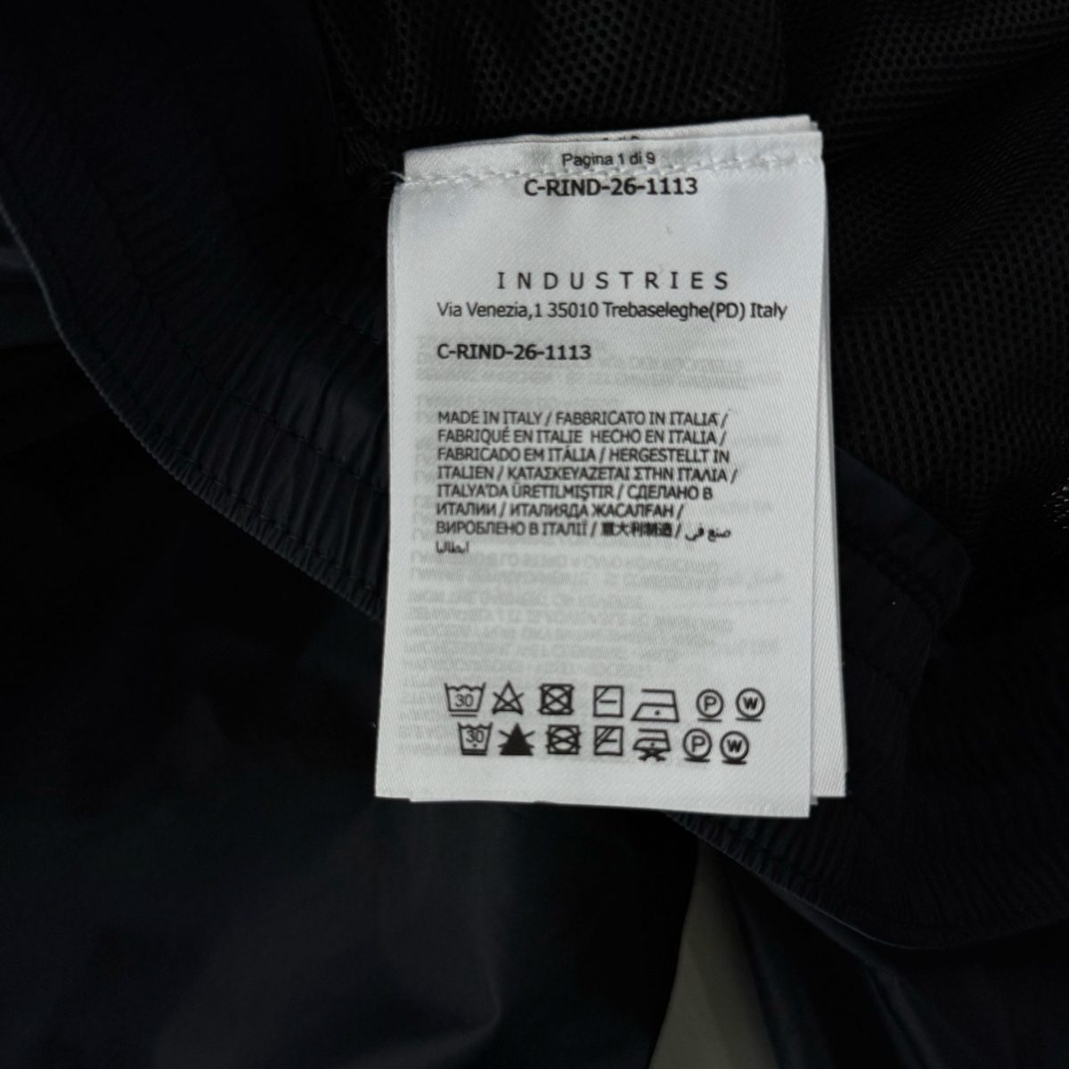 Moncler Navy Nylon Swim Shorts