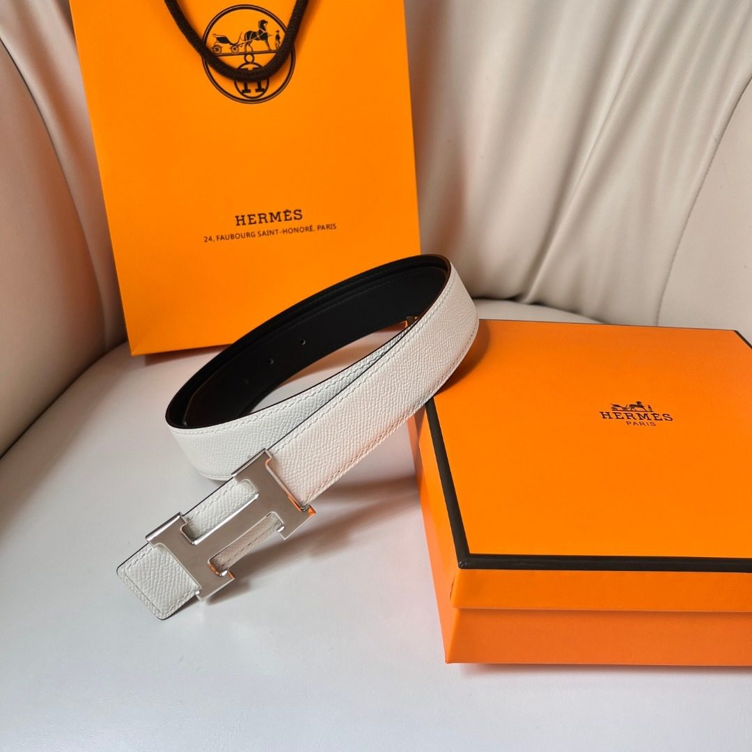 Hermès Reversible Epsom Leather Belt