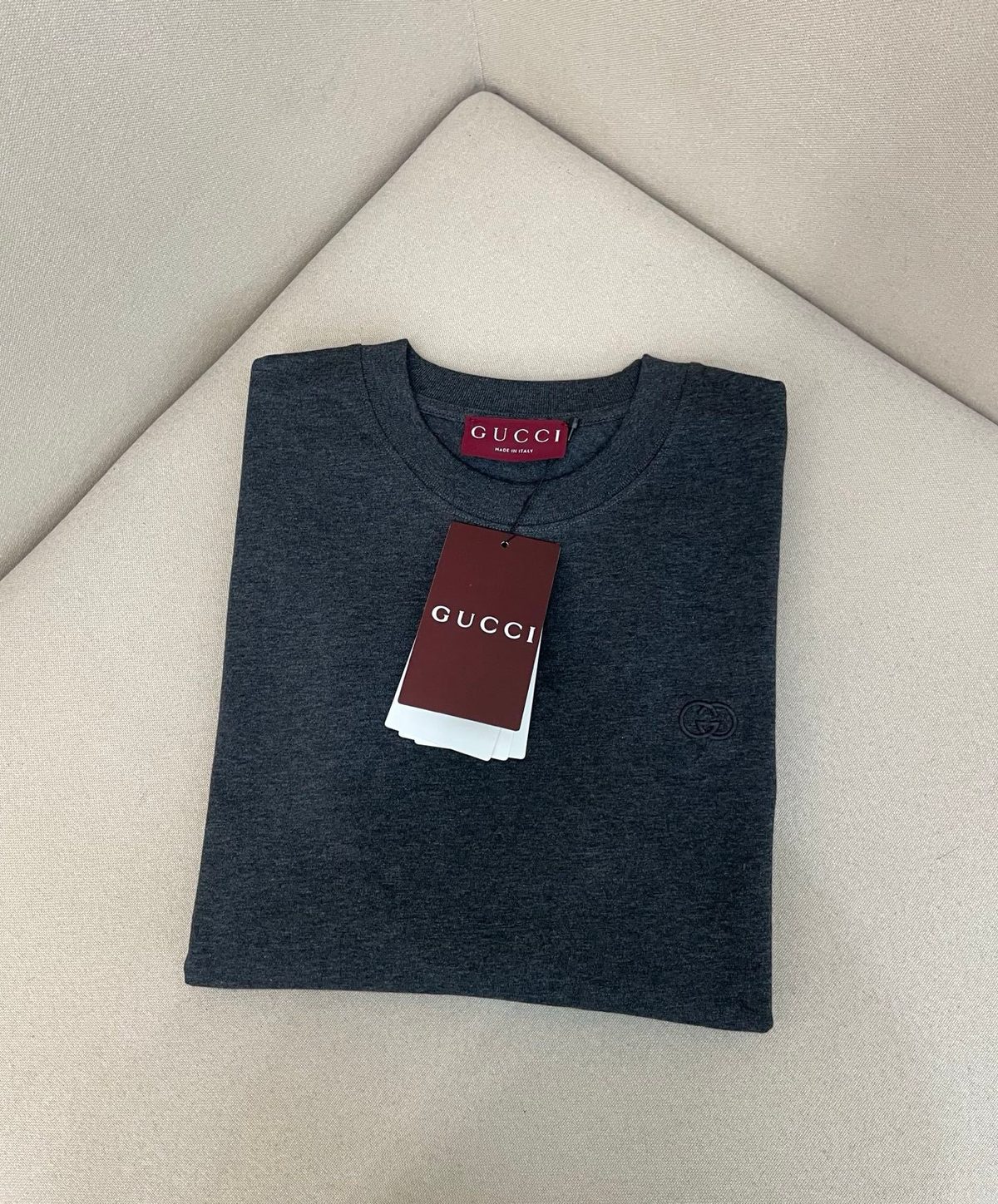 Gucci GG Embroidered Crewneck T-Shirt