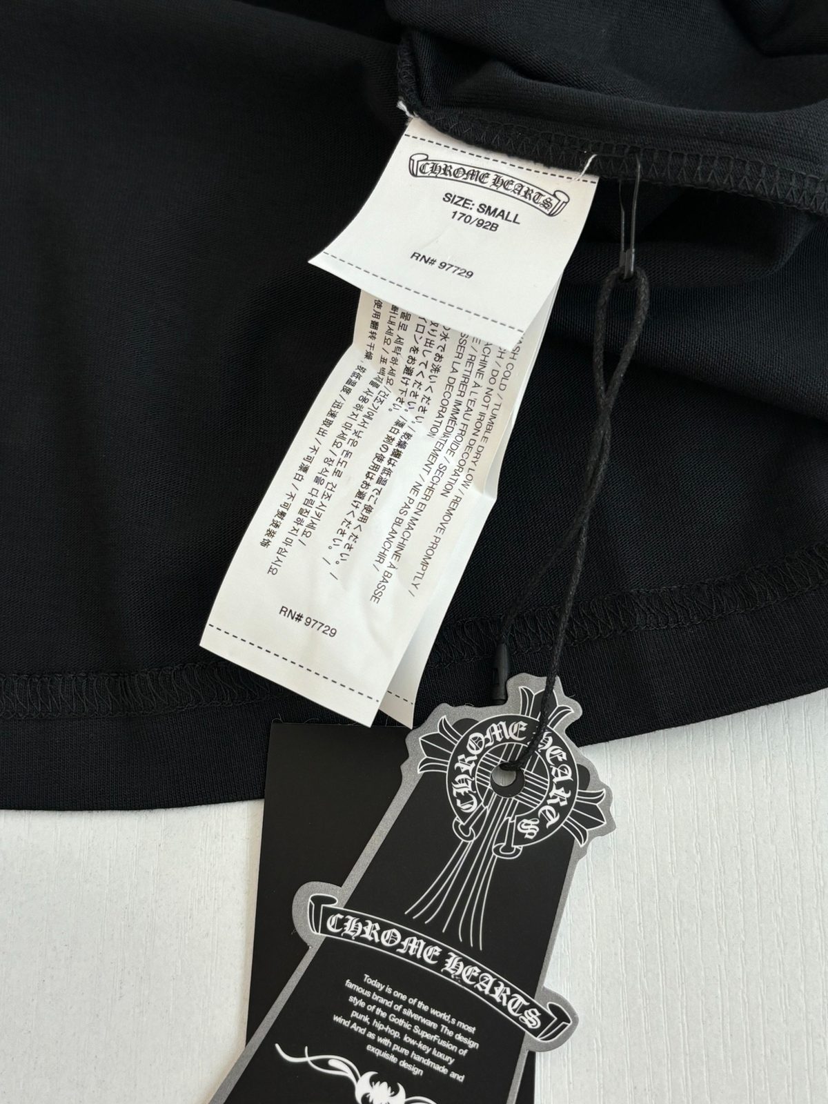 Chrome Hearts Cross Wings Black T-Shirt