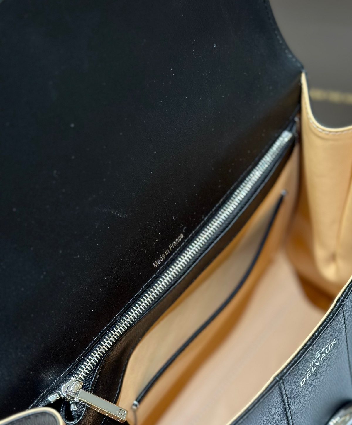 Delvaux Leather Shoulder Bag