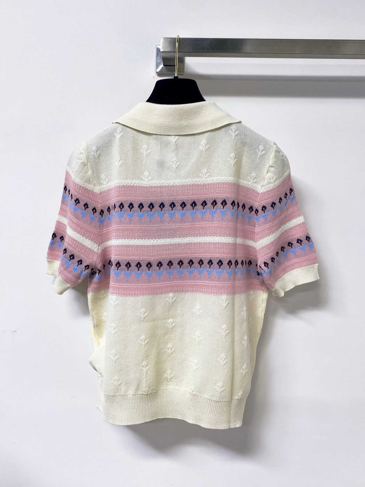 Louis Vuitton Colorblock Wool Polo Shirt