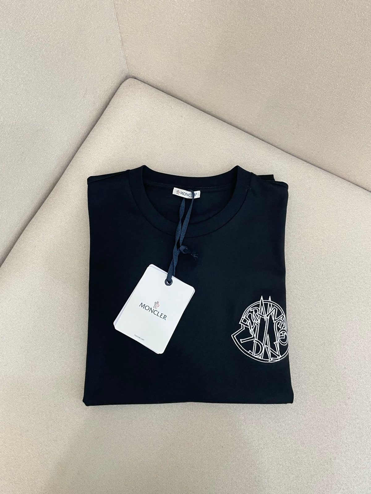 Moncler Circled Logo Crewneck T-Shirt