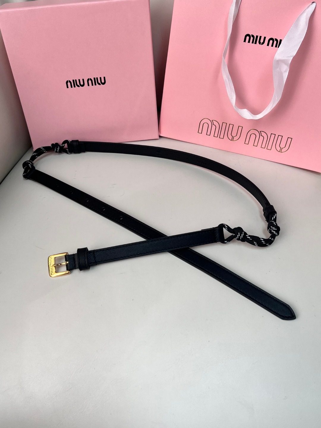 Miu Miu Leather Belt
