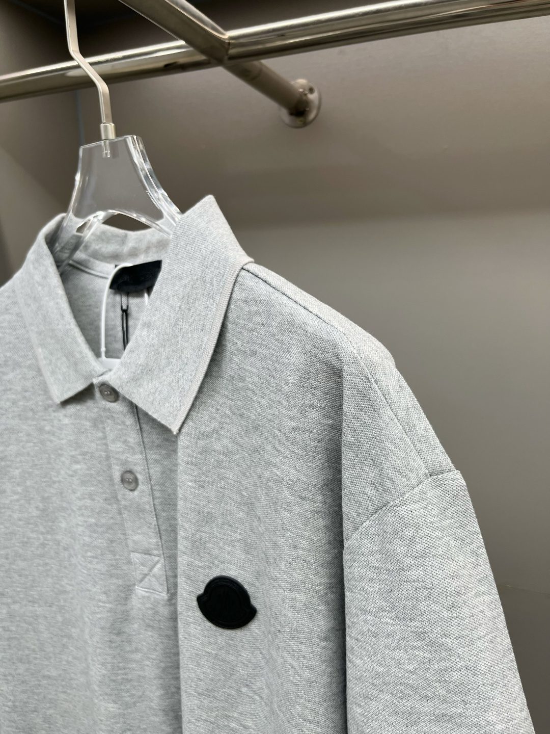 Moncler Black Logo Polo Shirt